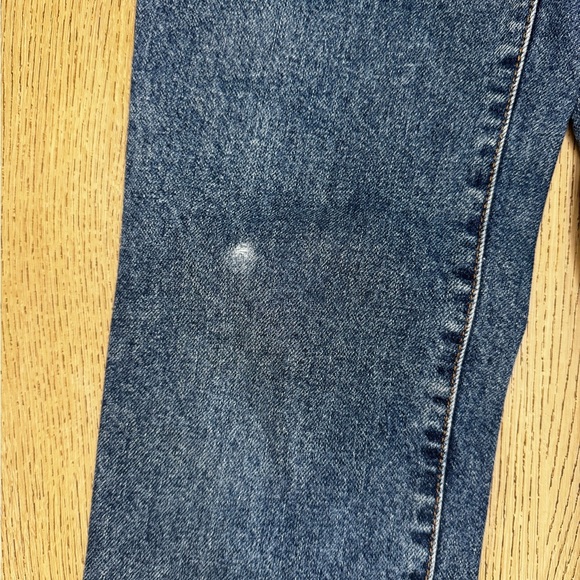 The Ragged Priest Dark Blue Straight Leg Jeans with Star Patches - Picture 4 of 6